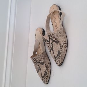 Sole Society sling-back mules